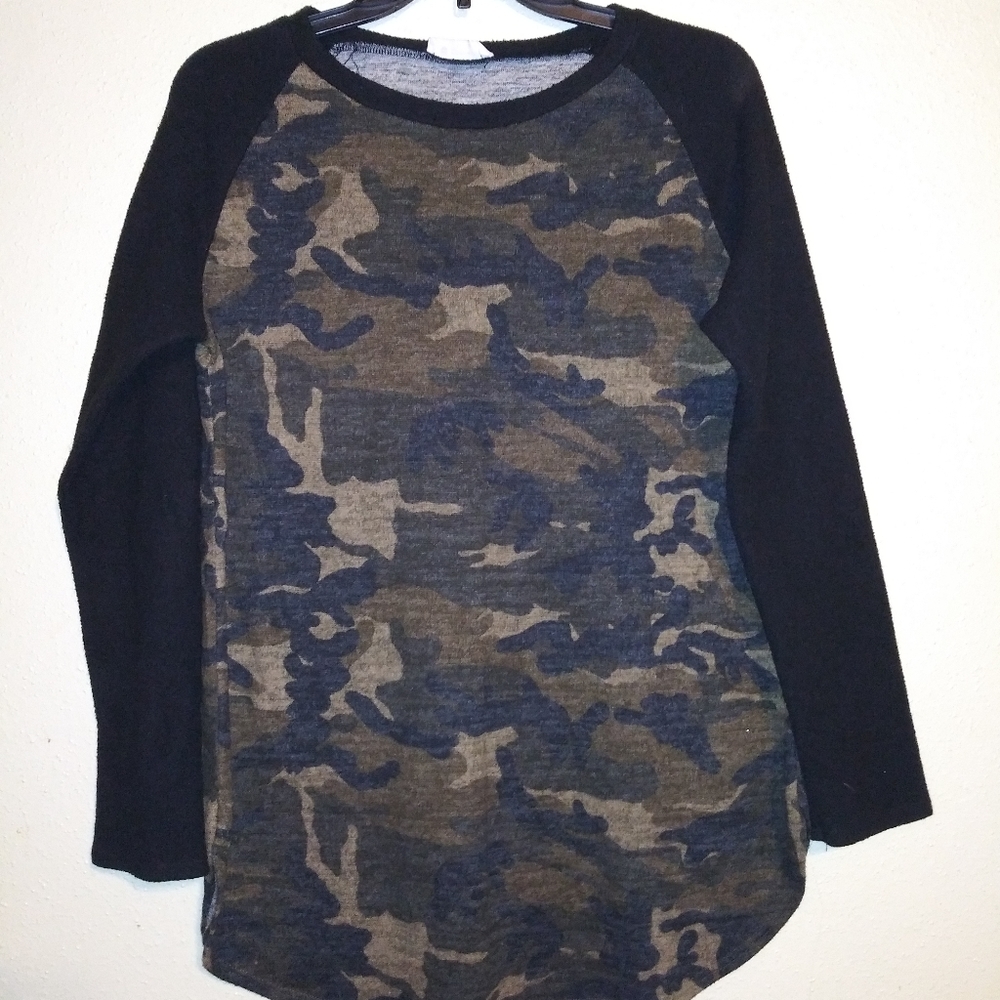 BOM BOM  camo fleece